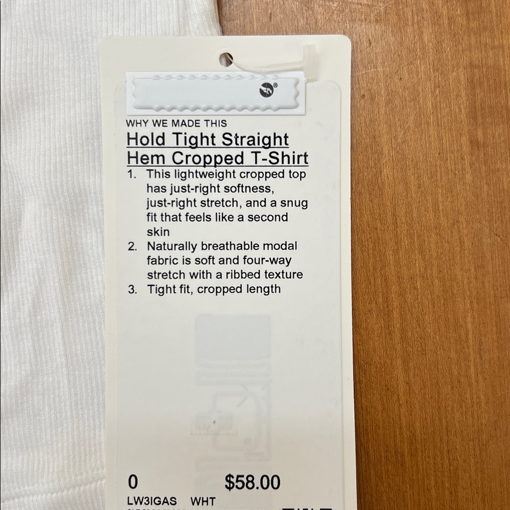 Hold Tight Straight Hen Cropped T-Shirt - Picture 2 of 3